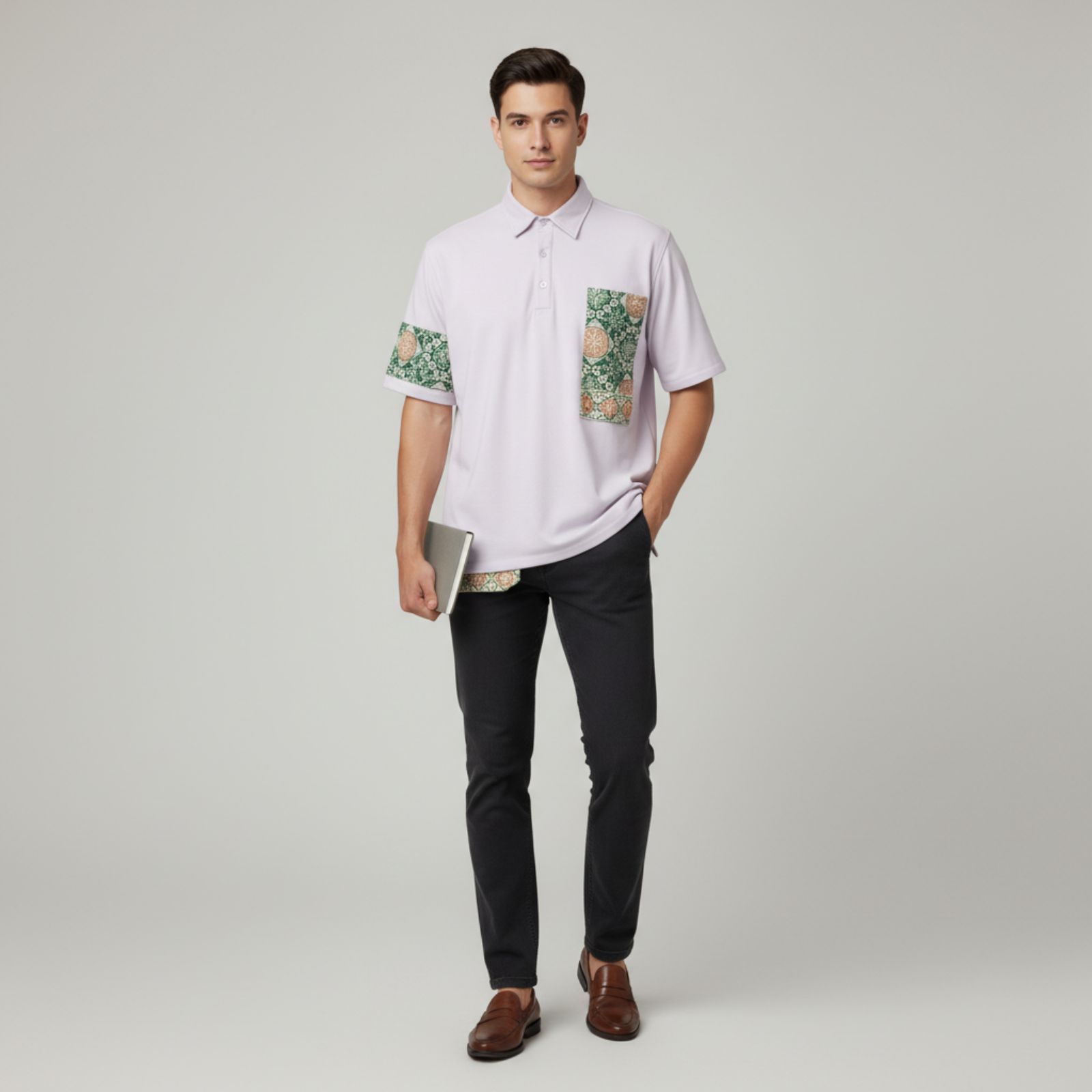 Alter Batik Shirt - Premium Men's Short-Sleeved Cotton x Batik