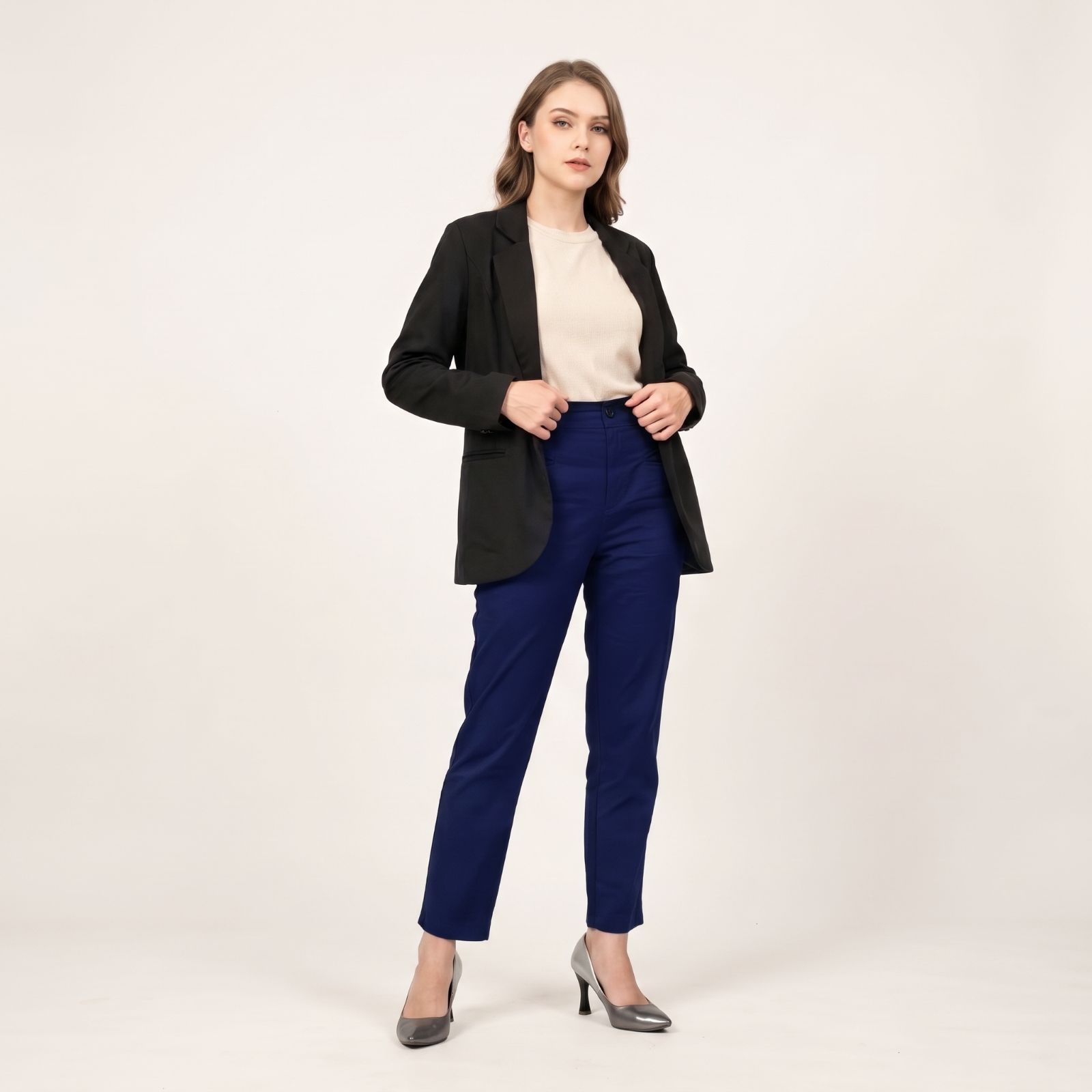 CELANA FORMAL KANTORAN BY YOUNIQ NAVY