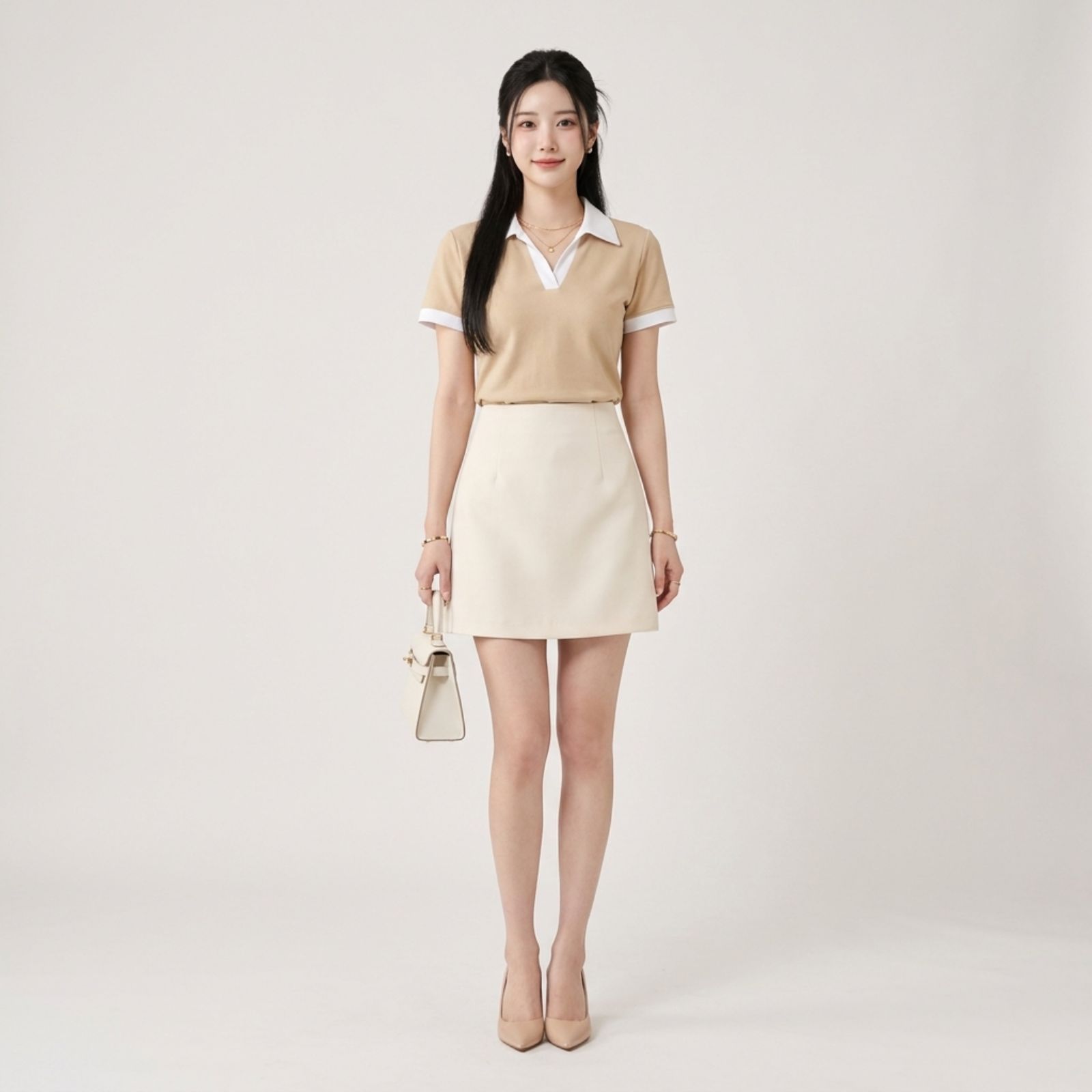 Elvara Chic Polo Tee – Premium Collection sampul