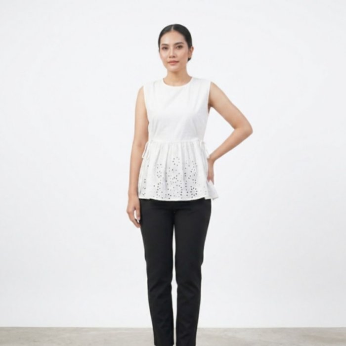 Sofia Inner Balon Sleeveless Variasi Katbol Katun Popplin by Youniq
