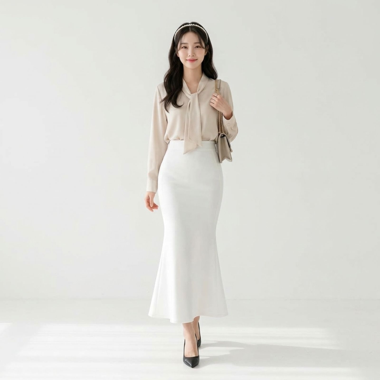 Mermaid Skirt Scuba Premium - Midi Skirt Rok Wanita - Maxi Skirt Rok Wanita by Youniq sampul