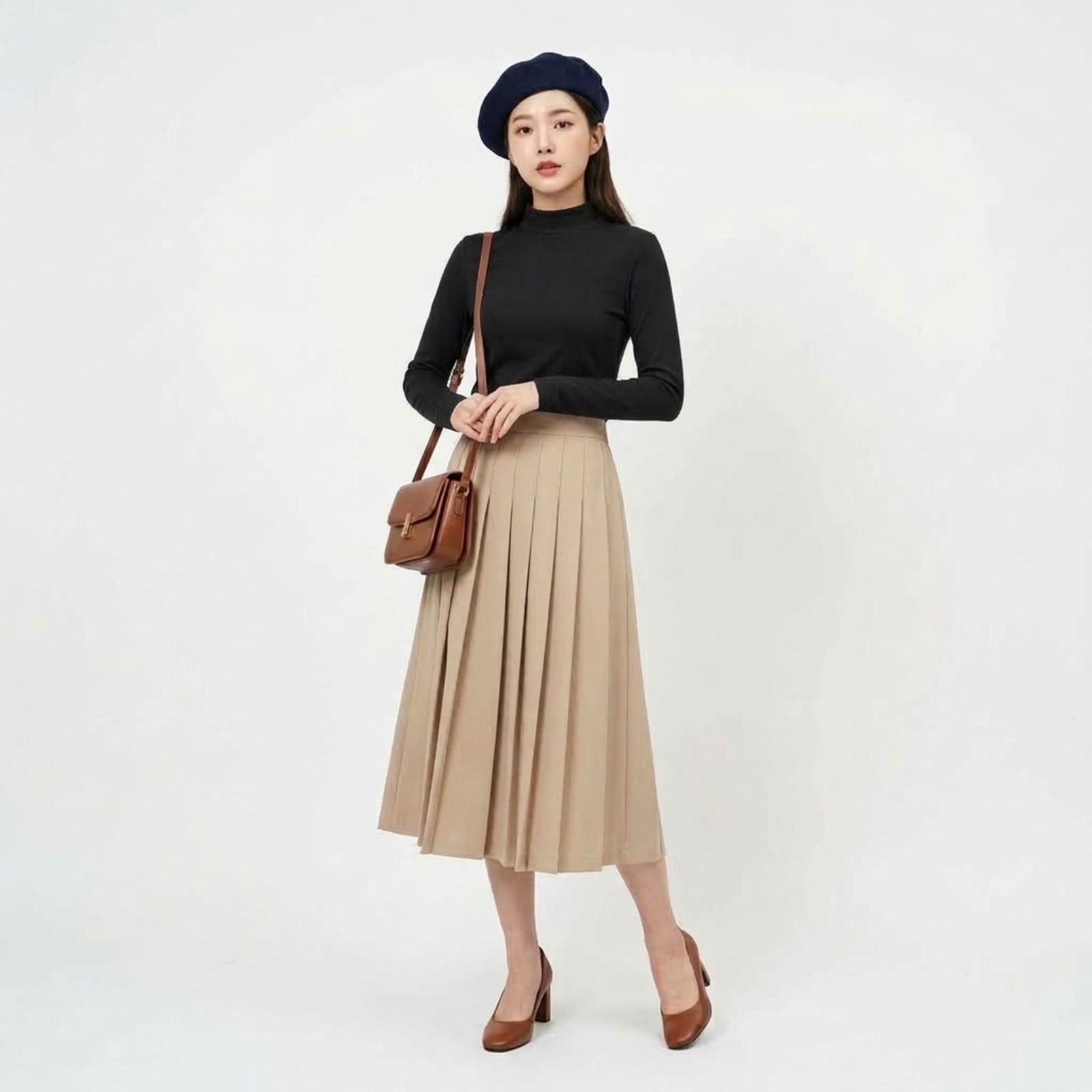 MANSET WANITA LENGAN PANJANG | REGULER JUMBO By YOUNIQ HITAM