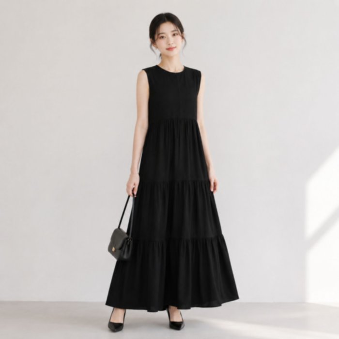 RAISA BUSUI SLEEVELESS DRESS