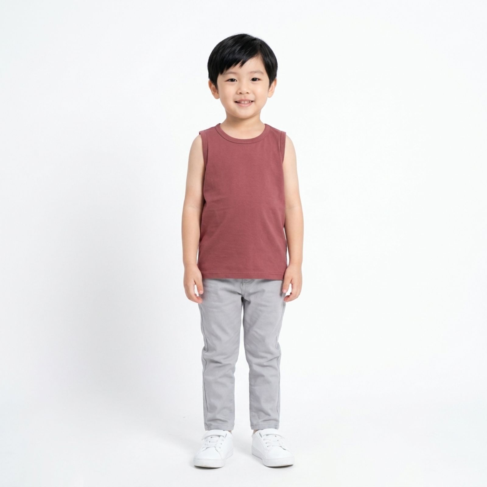 Inner Kaos Anak Tanpa Lengan | Inner Sleeveless Unisex By YOUNIQ SALEM