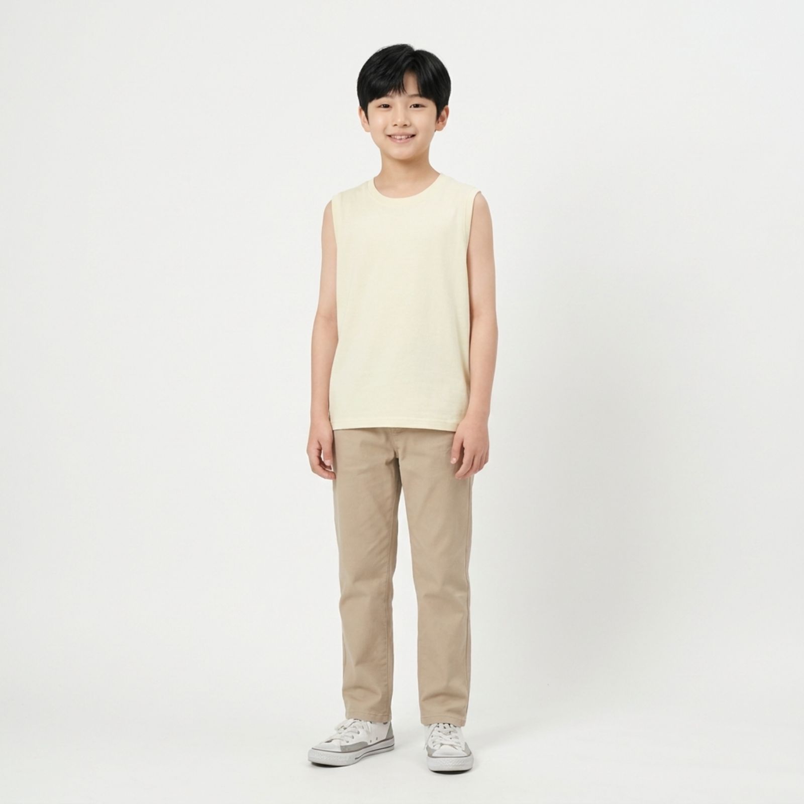 Inner Kaos Anak Tanpa Lengan | Inner Sleeveless Unisex By YOUNIQ CREAM