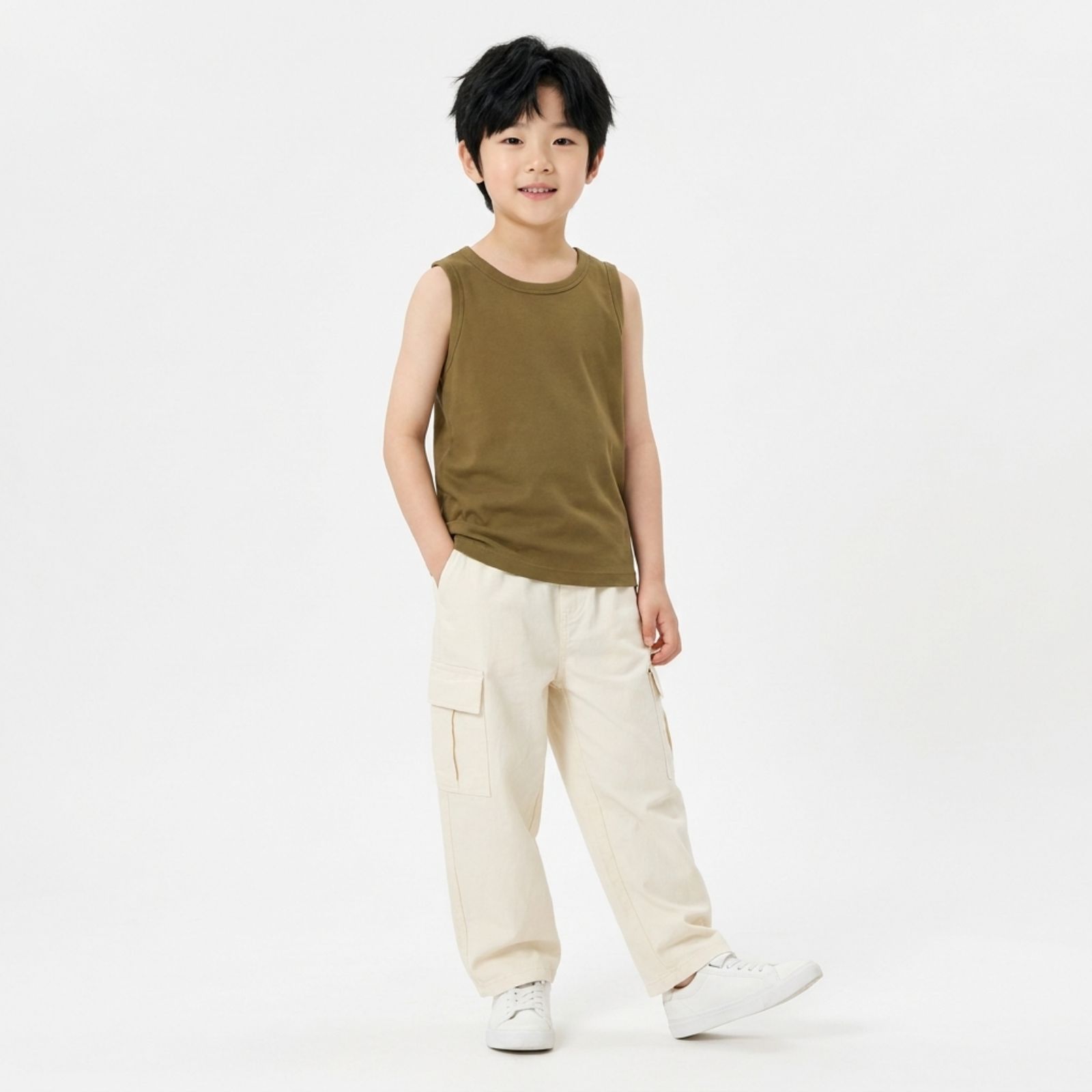 Inner Kaos Anak Tanpa Lengan | Inner Sleeveless Unisex By YOUNIQ sampul