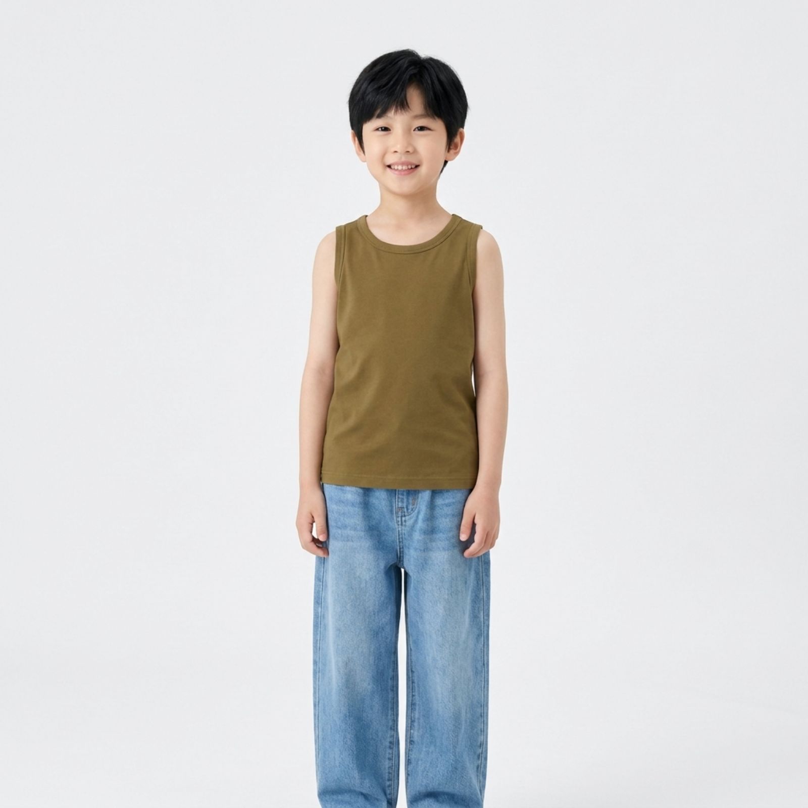 Inner Kaos Anak Tanpa Lengan | Inner Sleeveless Unisex By YOUNIQ sampul