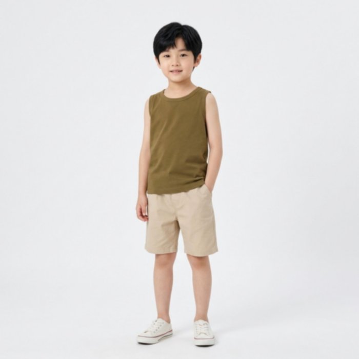 Inner Kaos Anak Tanpa Lengan | Inner Sleeveless Unisex By YOUNIQ