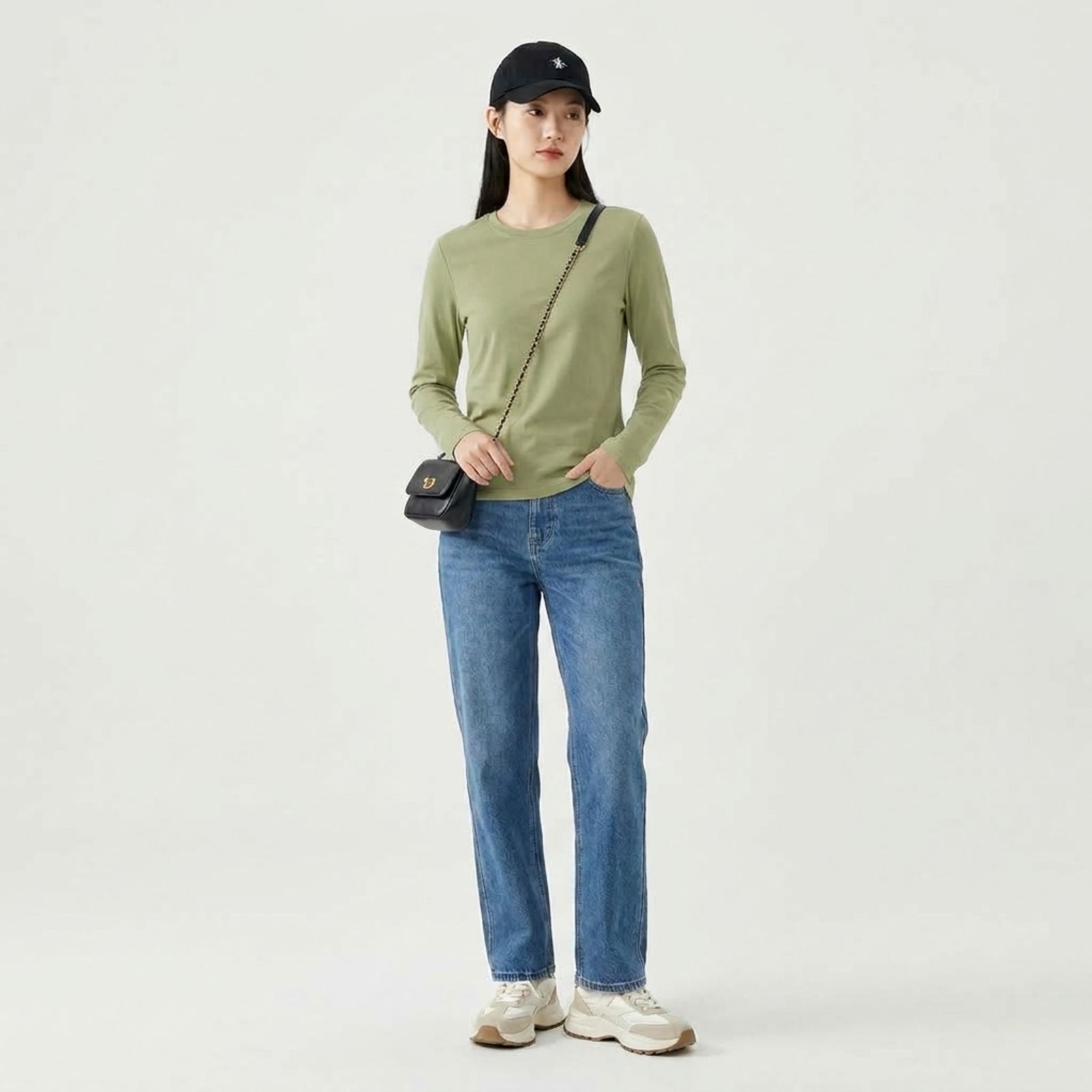 Kaos Lengan Panjang | Long Sleeve Unisex By YOUNIQ OLIVE