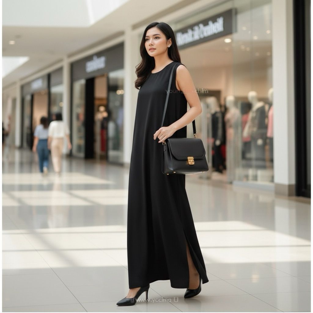INNER DRESS WANITA TANPA LENGAN | INNER DRESS BAHAN JERSEY sampul