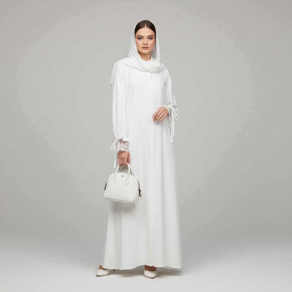 YUNI Premium Lace Detail Maxi Dress – Raya Collection sampul