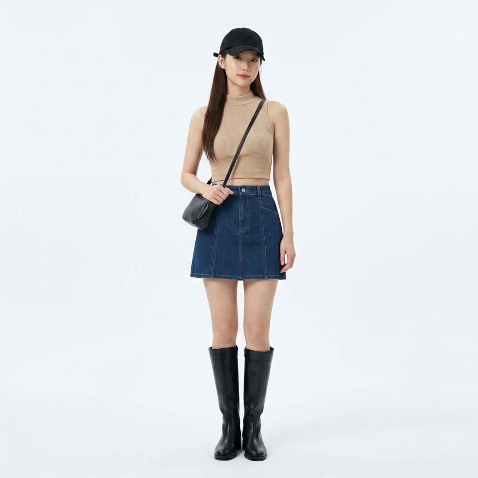 KNIT TURTLENECK SLEEVELESS | TURTLENECK KNIT/RAJUT TANPA LENGAN WANITA BY YOUNIQ COKSU