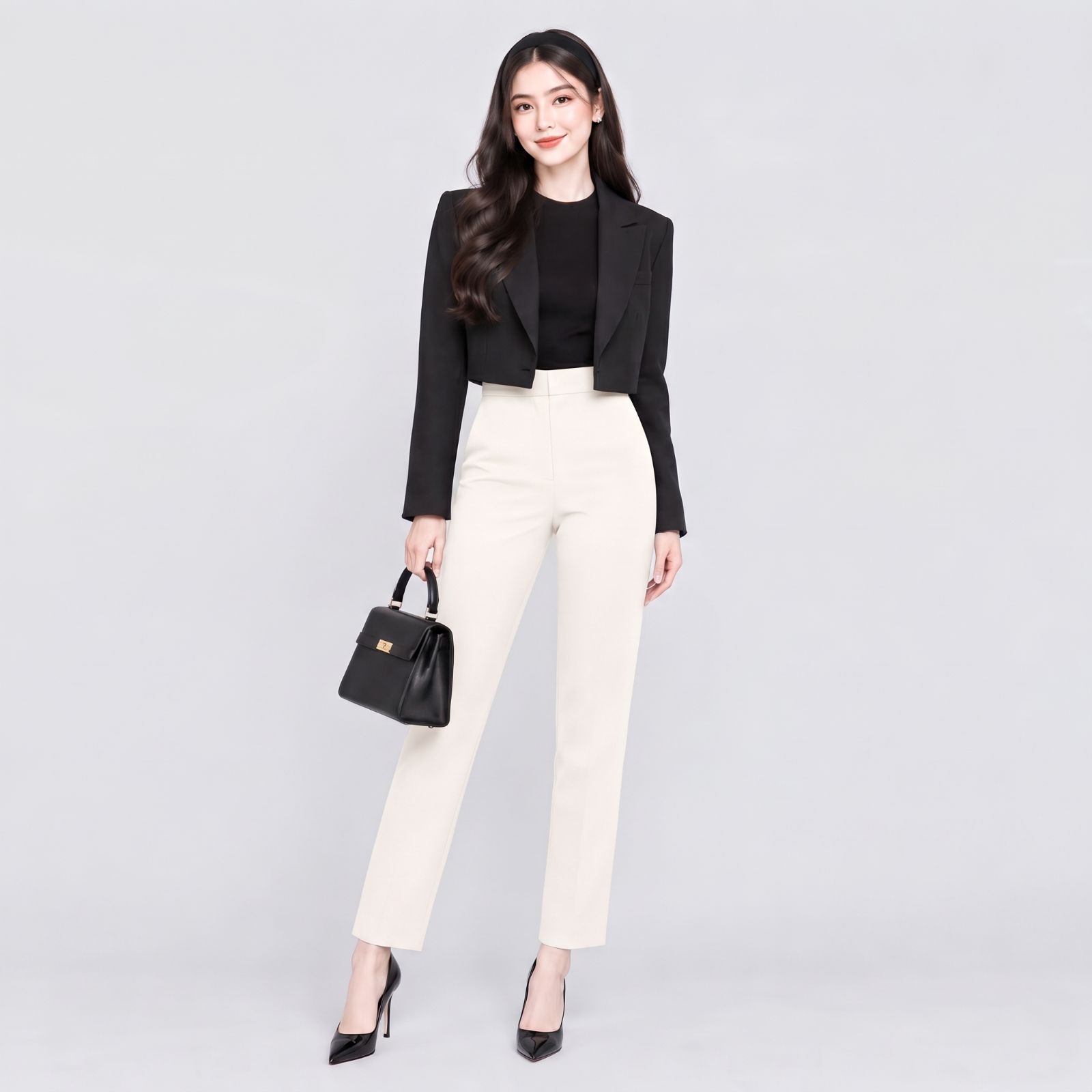 Clarissa Highwaist SlimPants | YOUNIQ.ID PUTIH