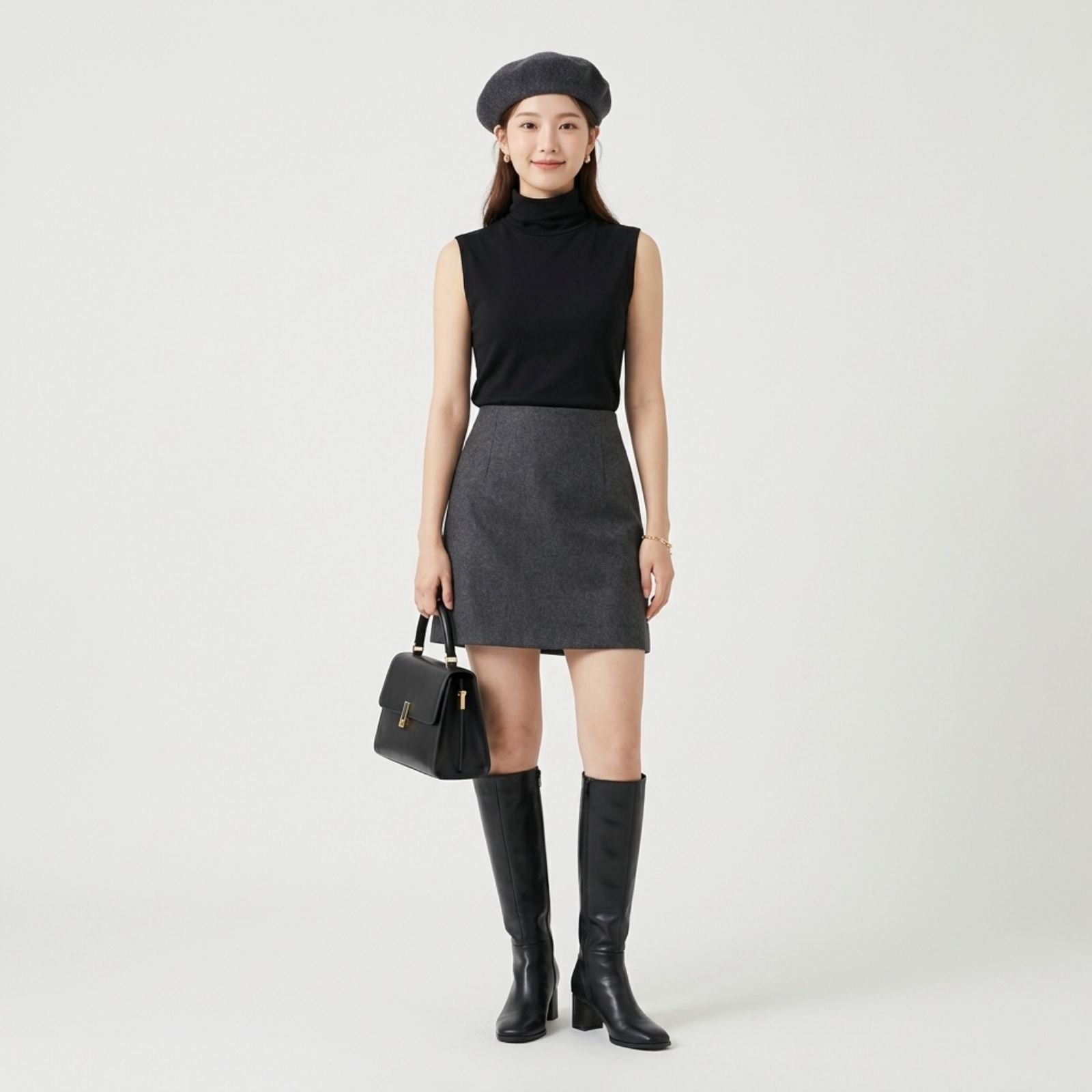 Inner Turtleneck Sleeveless sampul