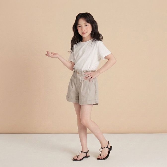 Nara Kids Girl Shorts Pants sampul