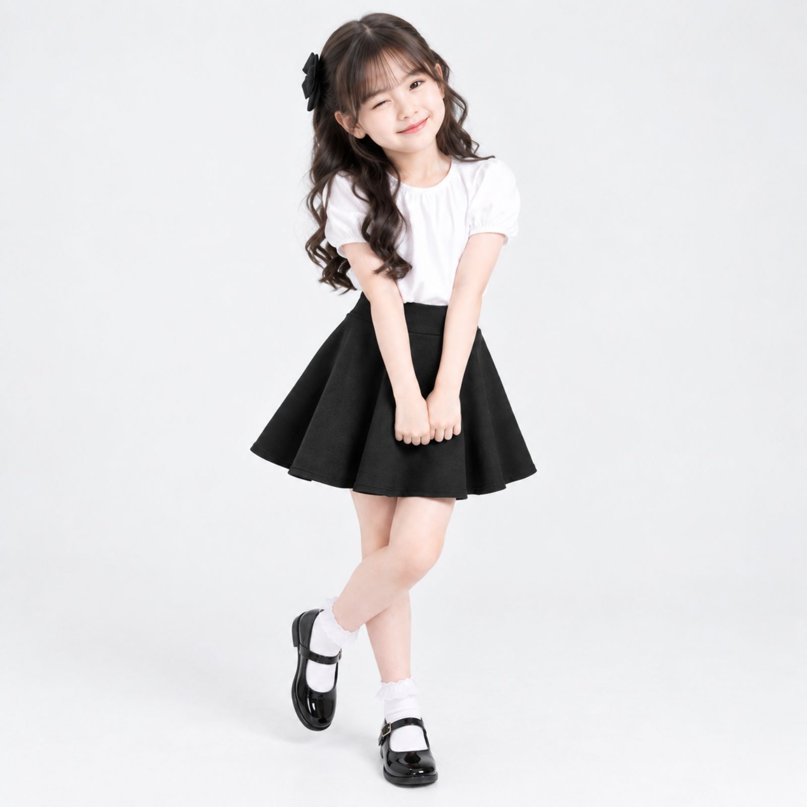 ROK MINI ANAK PEREMPUAN | Mini Plain Skirt By CHIAROBE sampul