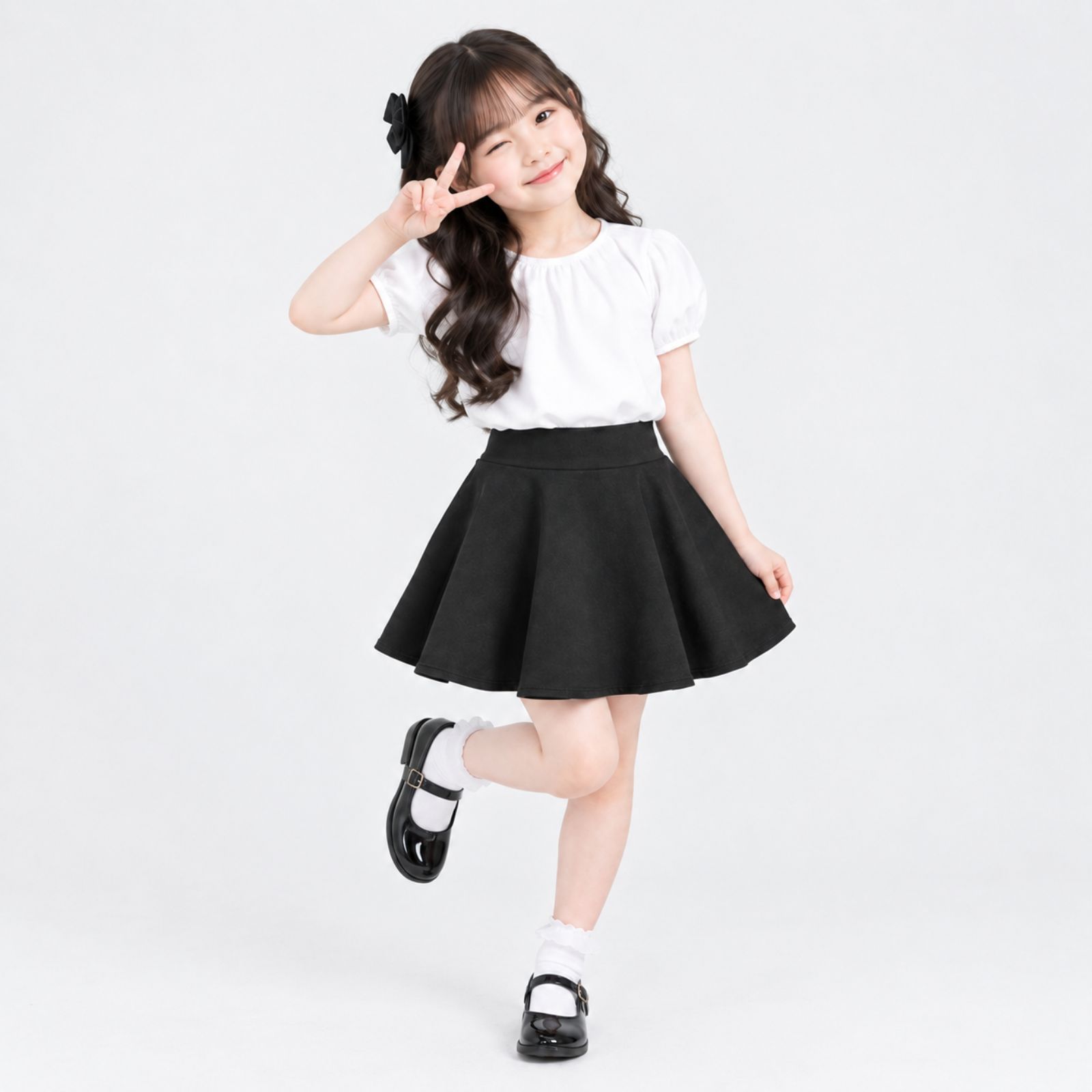 ROK MINI ANAK PEREMPUAN | Mini Plain Skirt By CHIAROBE sampul