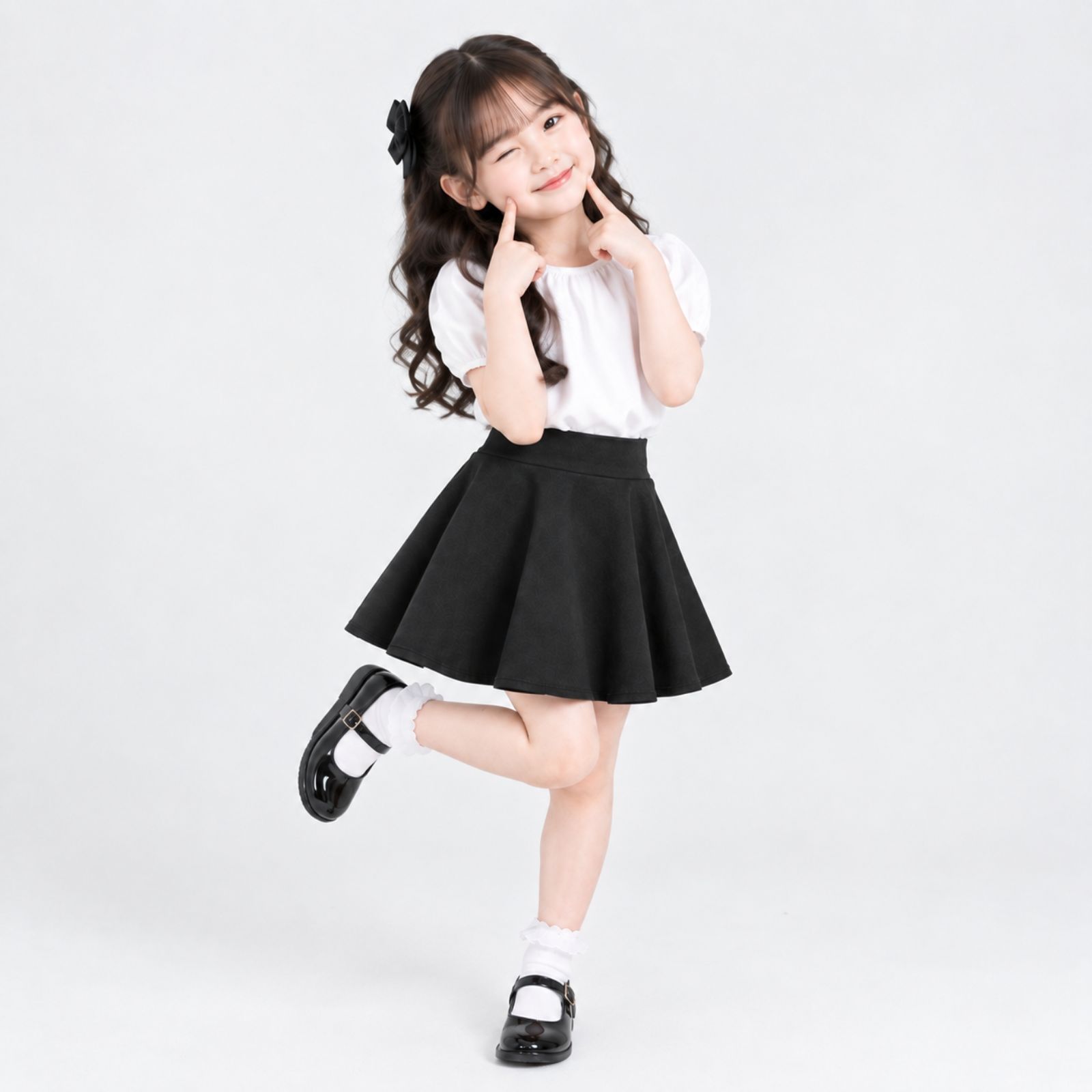 ROK MINI ANAK PEREMPUAN | Mini Plain Skirt By CHIAROBE sampul