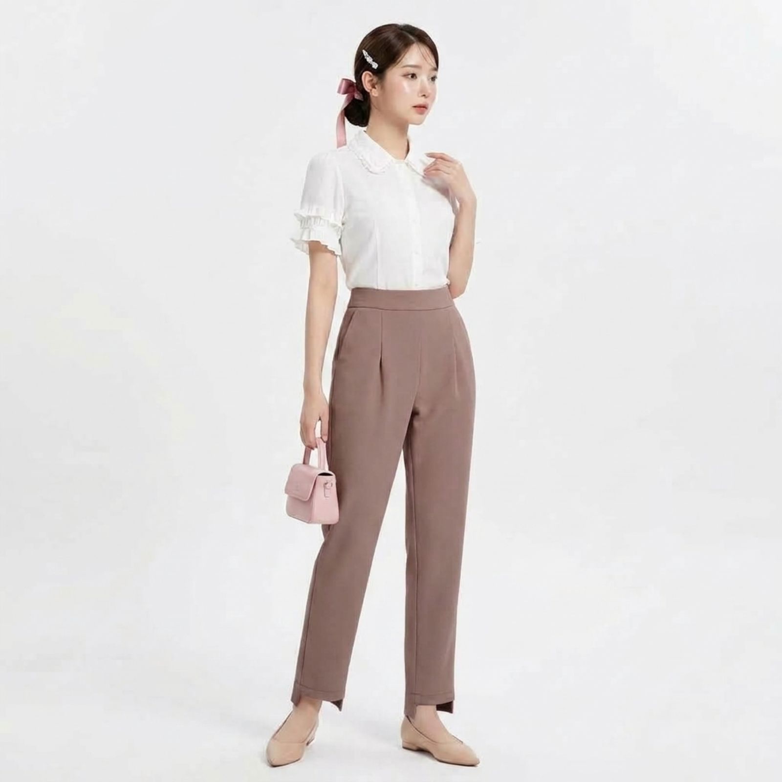 Mypan Pants Scuba Premium LATTE