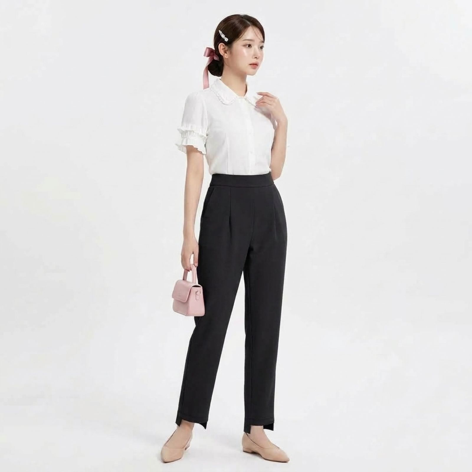 Mypan Pants Scuba Premium HITAM