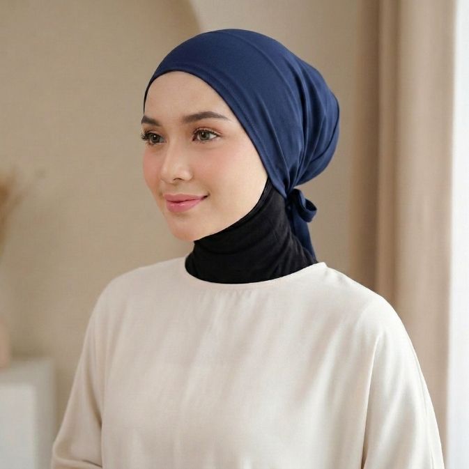 Ciput Inner Hijab Premium Anti Pusing NAVY