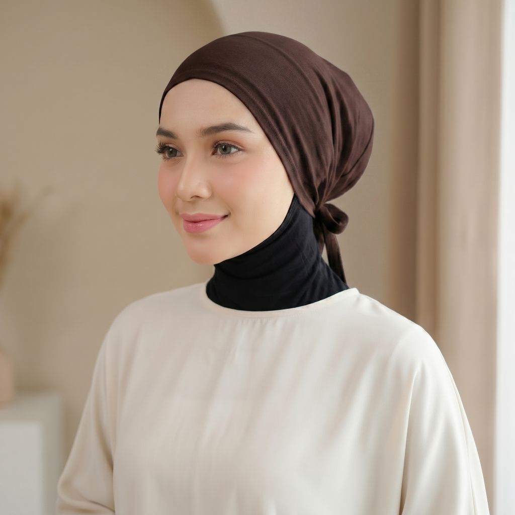 Ciput Inner Hijab Premium Anti Pusing MAOGANY