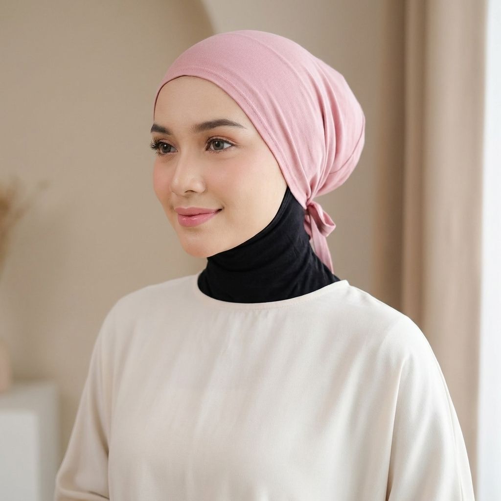 Ciput Inner Hijab Premium Anti Pusing DUSTY