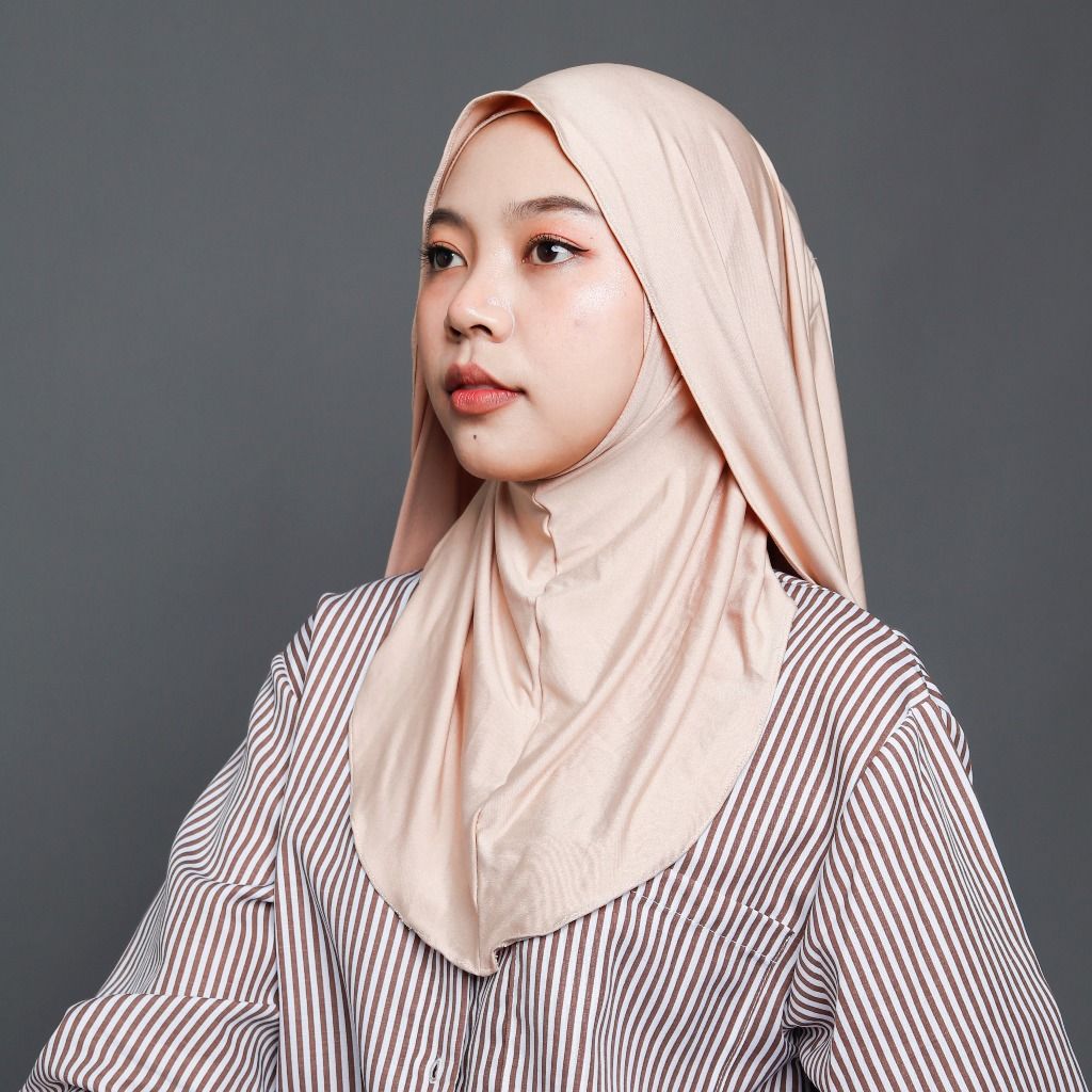 Pashmina Oval Inner Ninja Spandex Jersey | Hijab Pashmina Shawl Inner Nyatu sampul