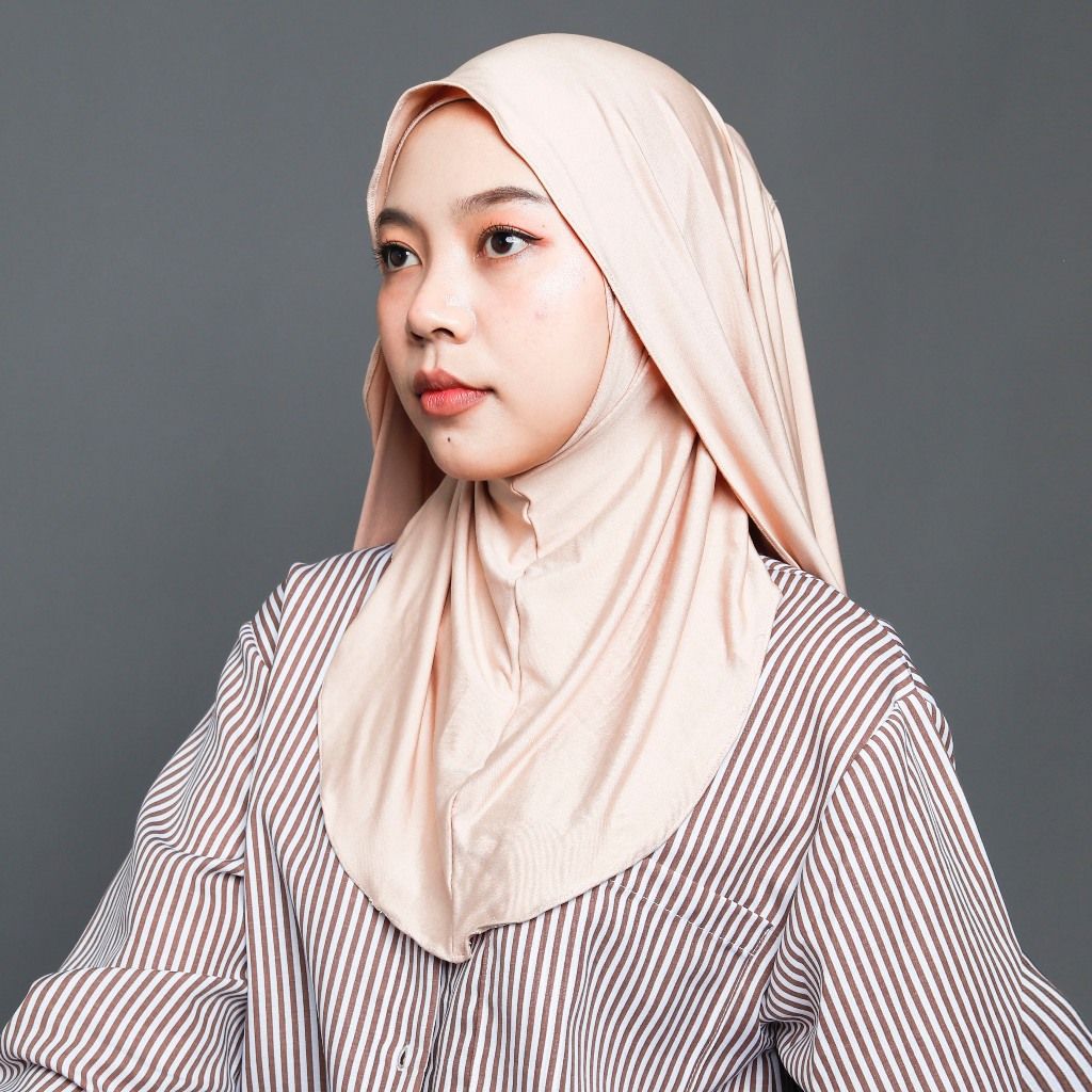 Pashmina Oval Inner Ninja Spandex Jersey | Hijab Pashmina Shawl Inner Nyatu sampul