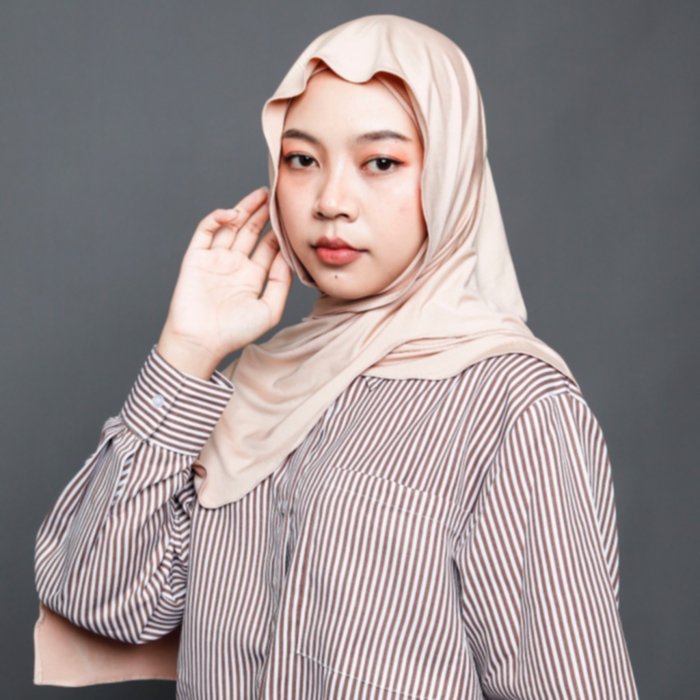Pashmina Oval Inner Ninja Spandex Jersey | Hijab Pashmina Shawl Inner Nyatu