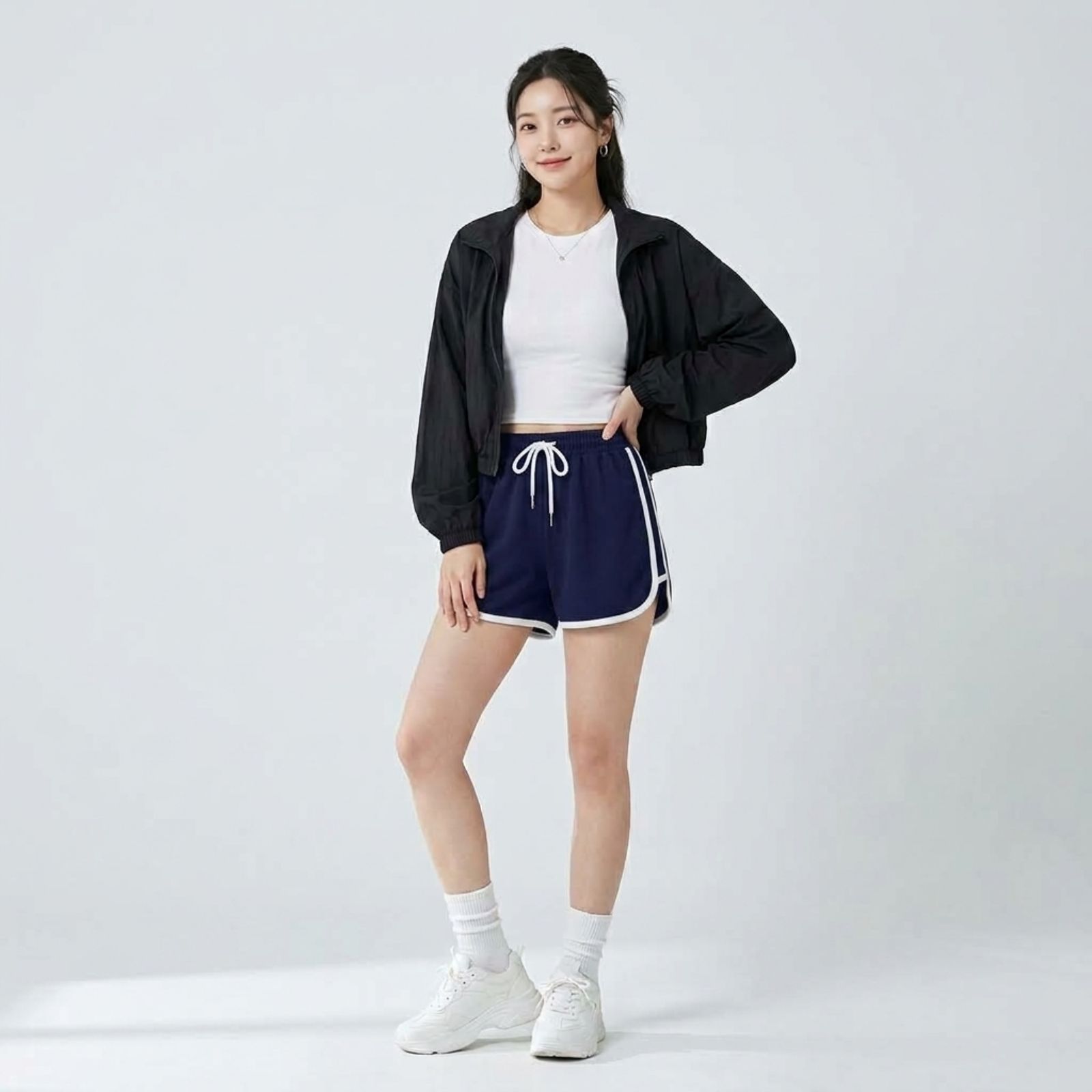 Chilla Short Pants Cotton Premium by Youniq NAVY