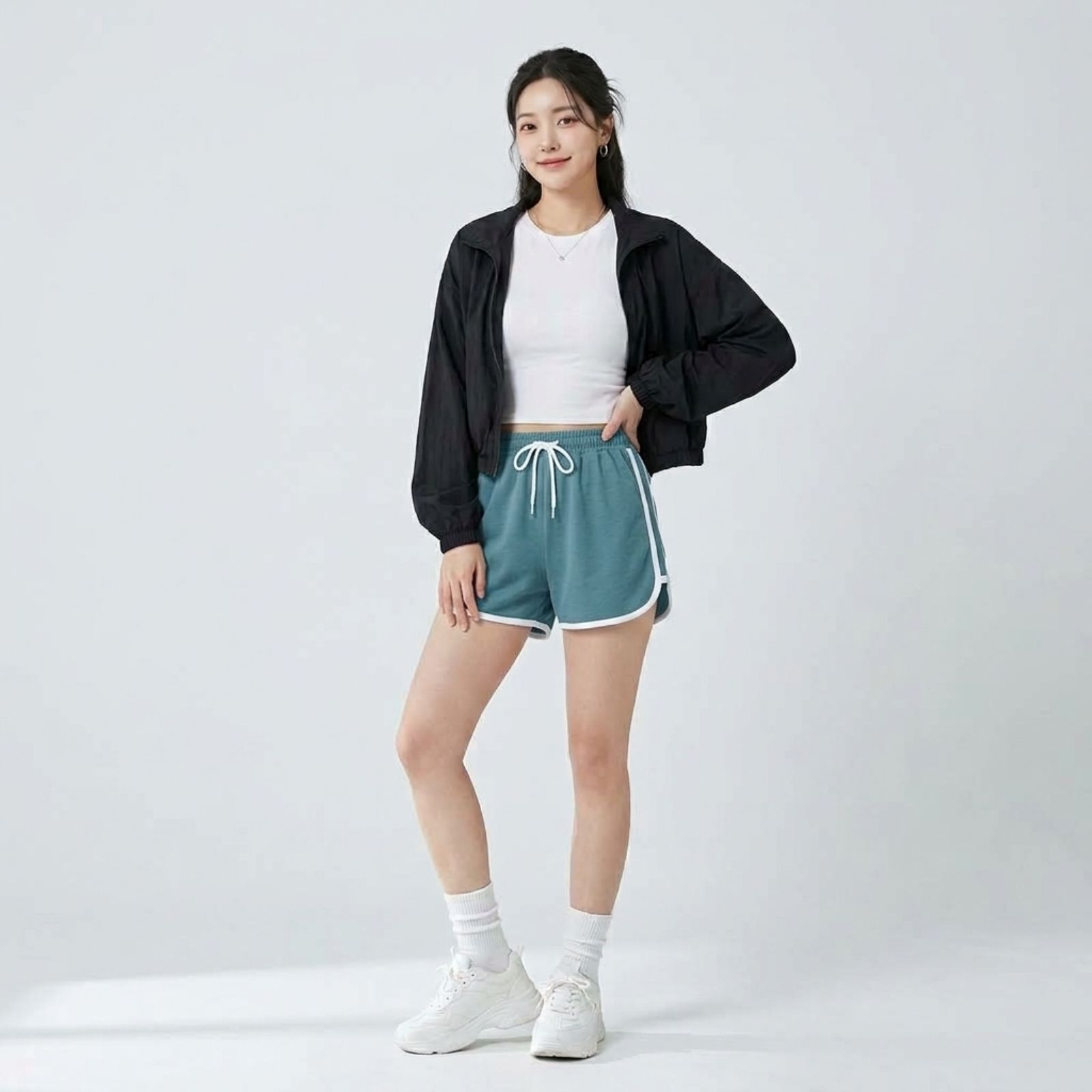 Chilla Short Pants Cotton Premium by Youniq MINERAL GREEN
