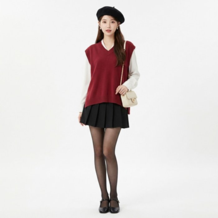 Chava Vest Knit (Rompi Oversize) By Youniq