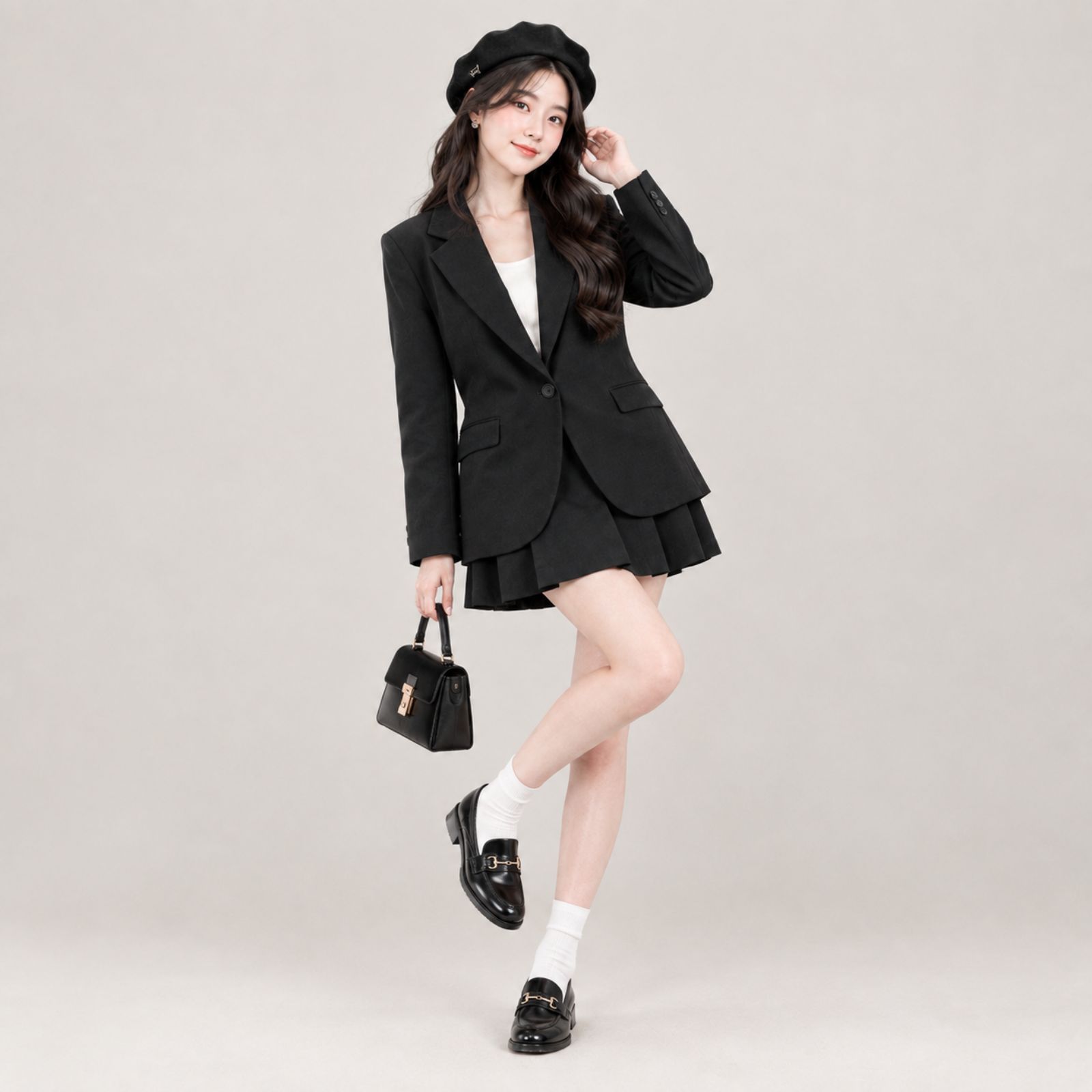 Korean Blazer Wanita Casual Style - Blazer Kerja by YOUNIQ sampul