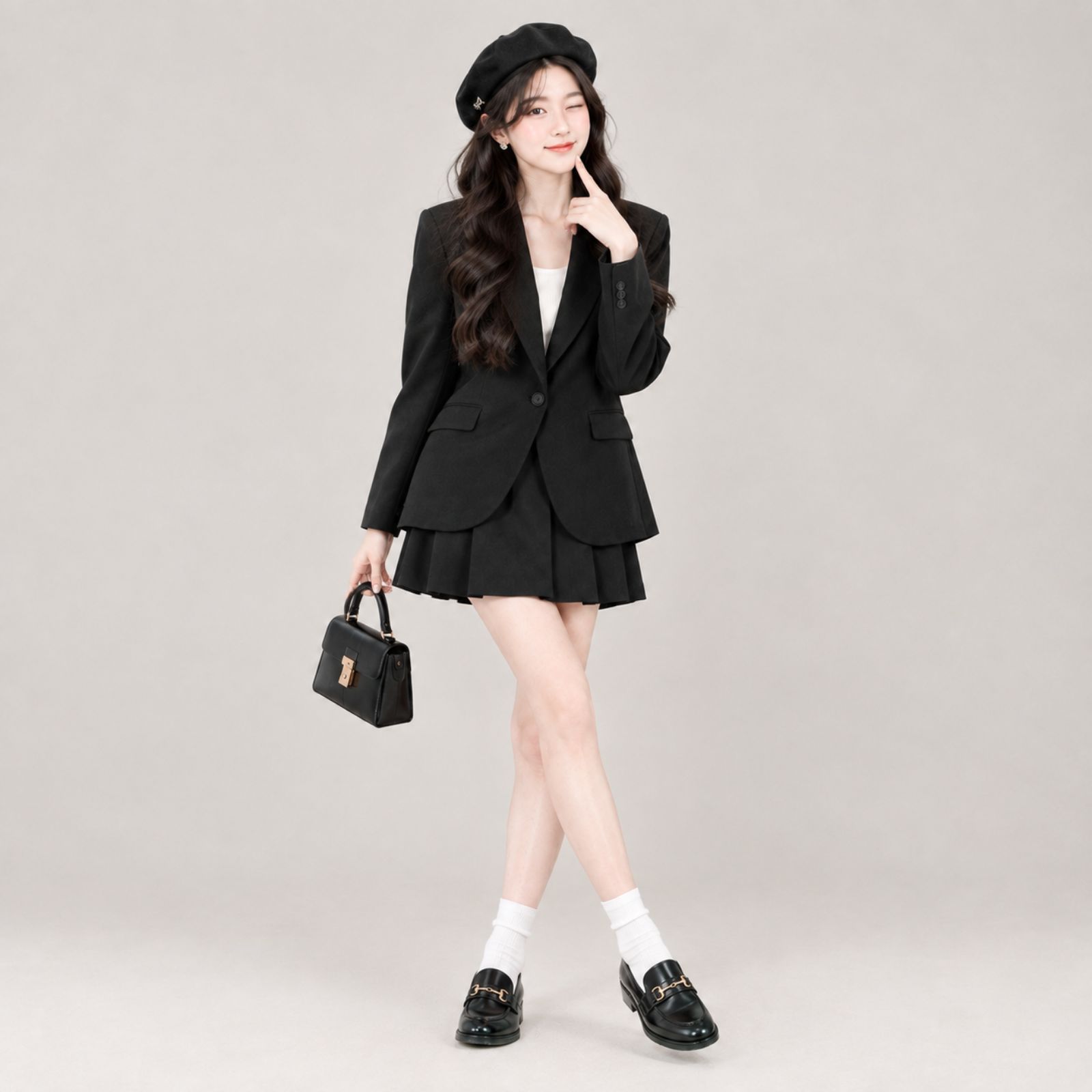 Korean Blazer Wanita Casual Style - Blazer Kerja by YOUNIQ sampul