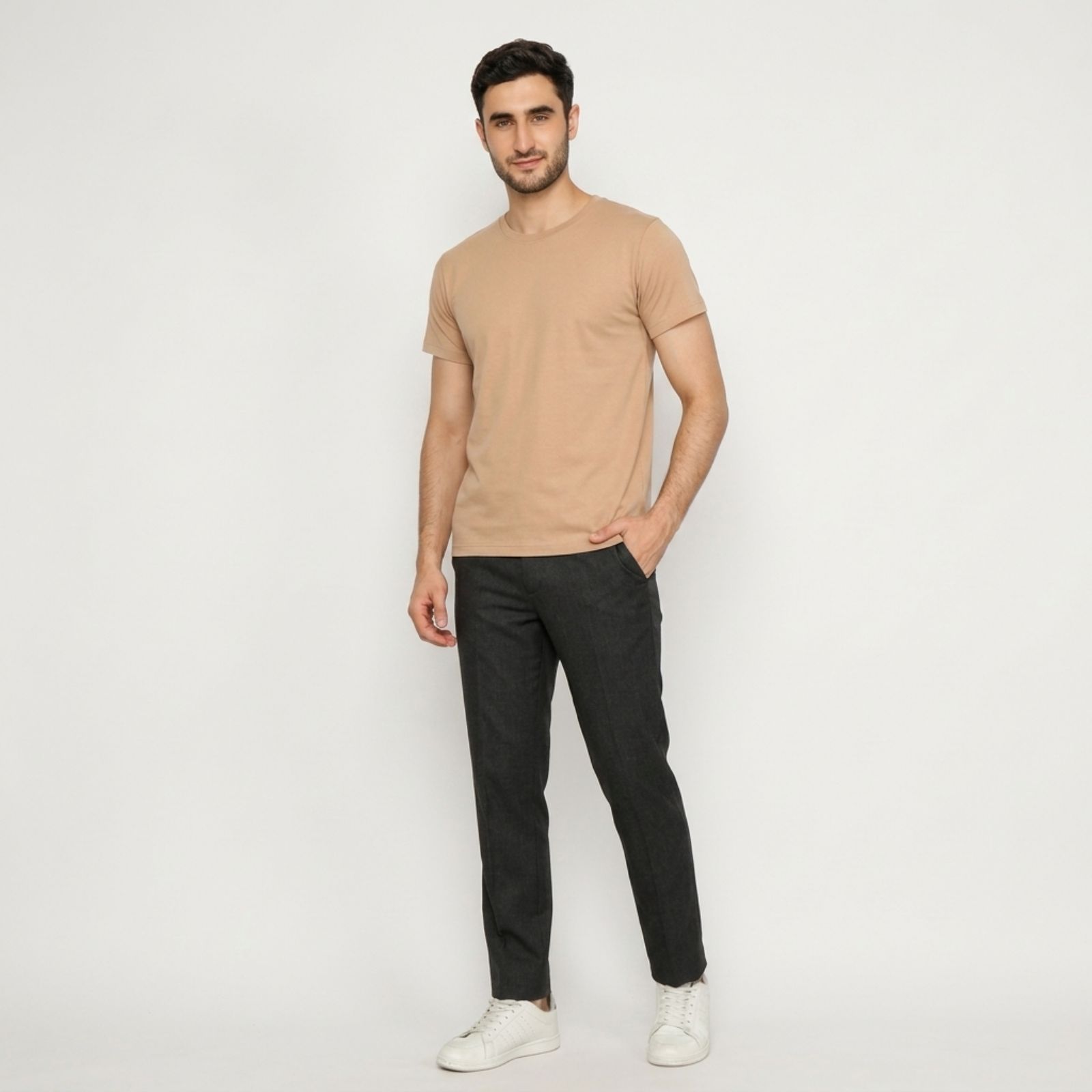 KAOS POLOS LENGAN PENDEK KATUN COMBED 30S By YOUNIQ sampul