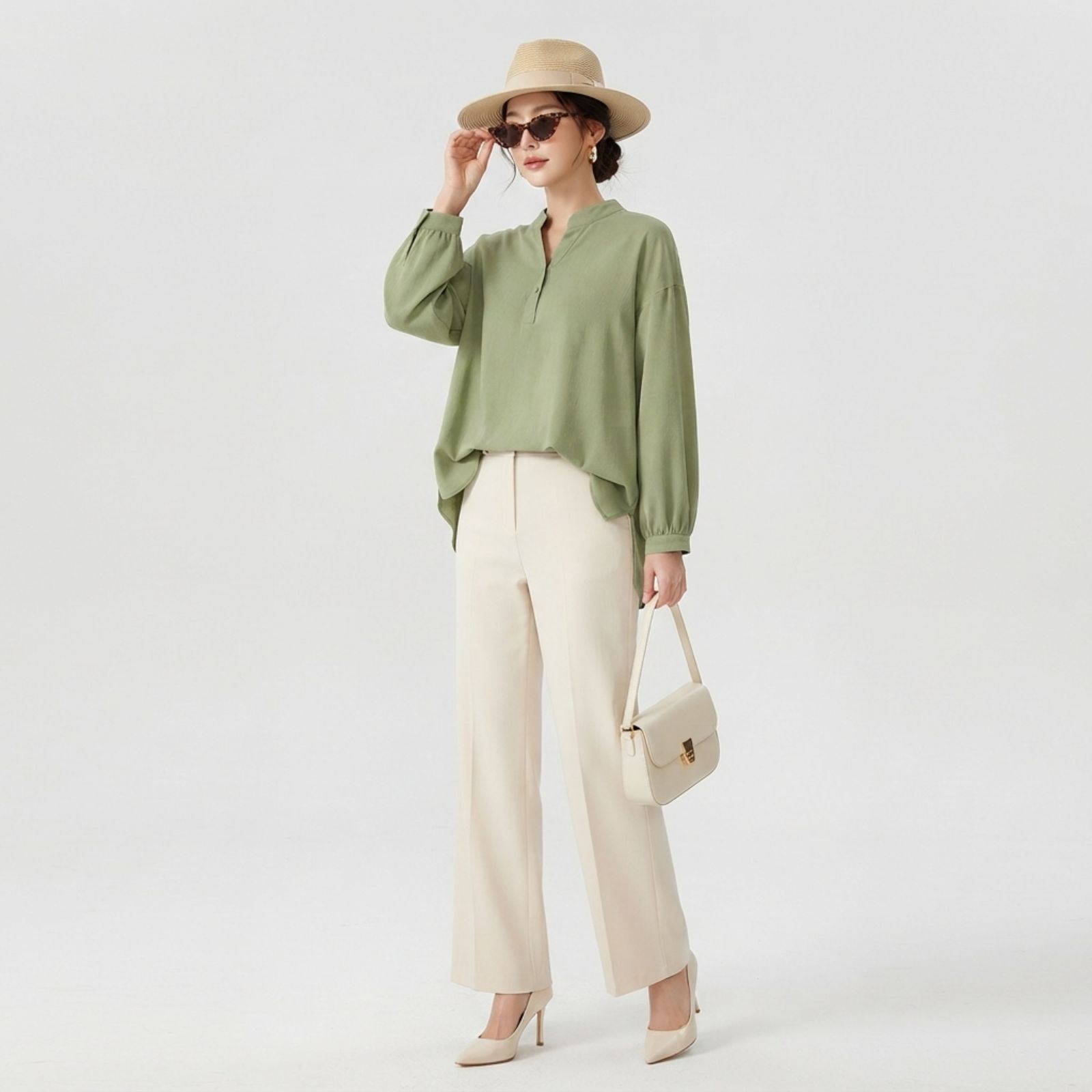 CLOE CRINKLE BLOUSE KOREAN | BLOUSE CRINKLE ATASAN WANITA KEKINIAN sampul