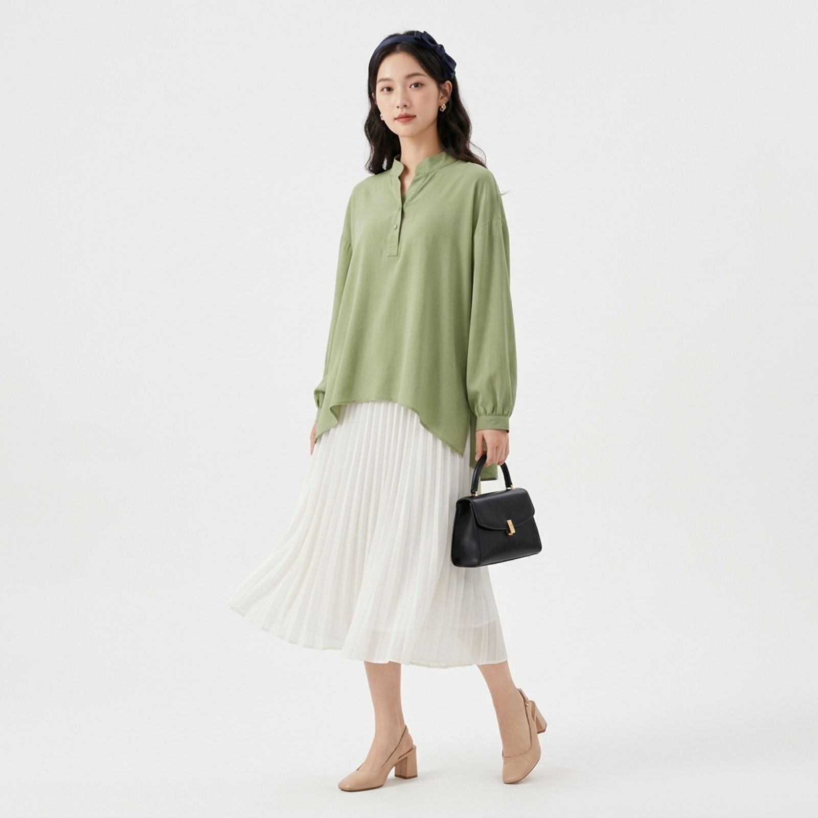 CLOE CRINKLE BLOUSE KOREAN | BLOUSE CRINKLE ATASAN WANITA KEKINIAN sampul