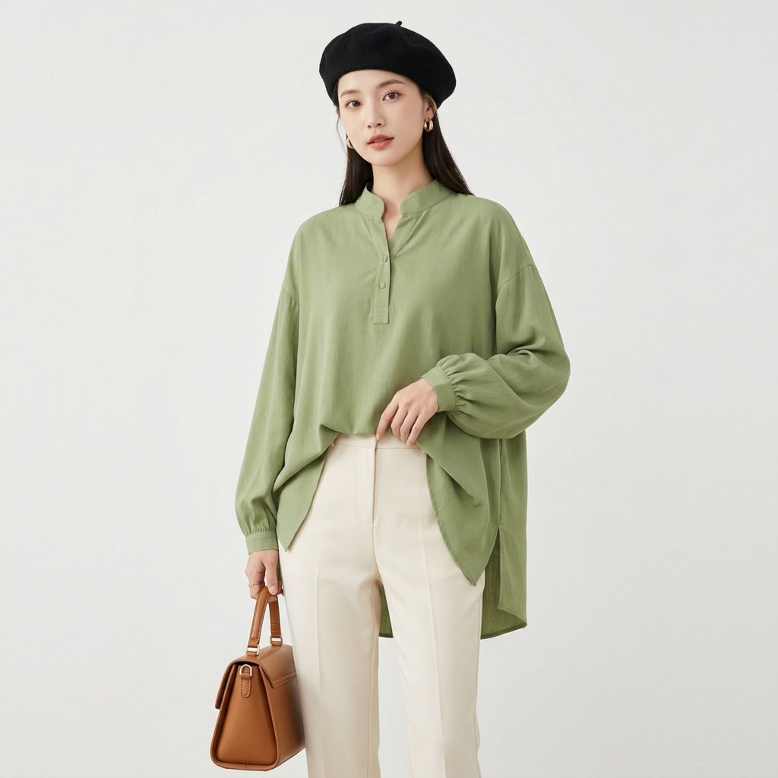CLOE CRINKLE BLOUSE KOREAN | BLOUSE CRINKLE ATASAN WANITA KEKINIAN sampul