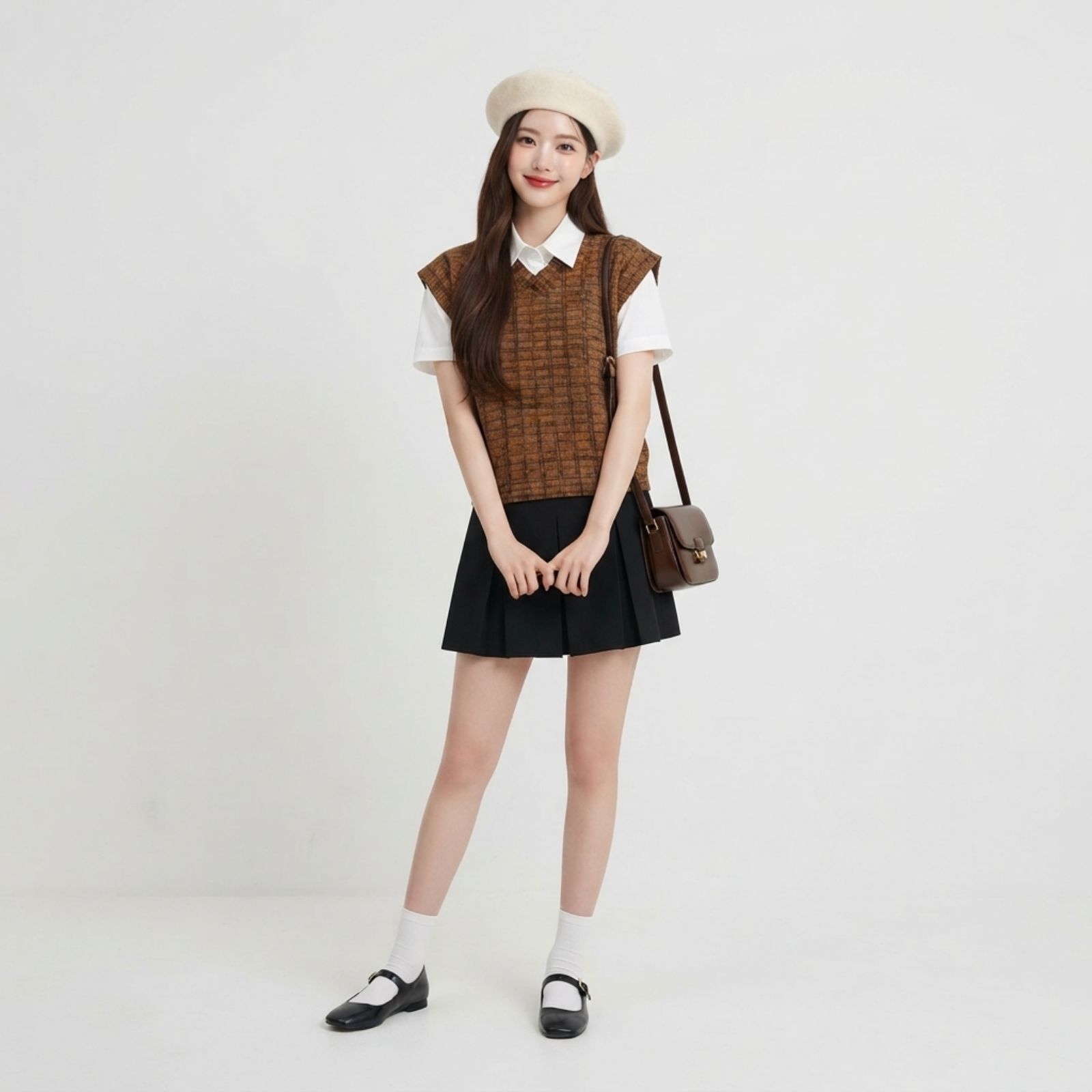 NARA VEST TARTAN sampul