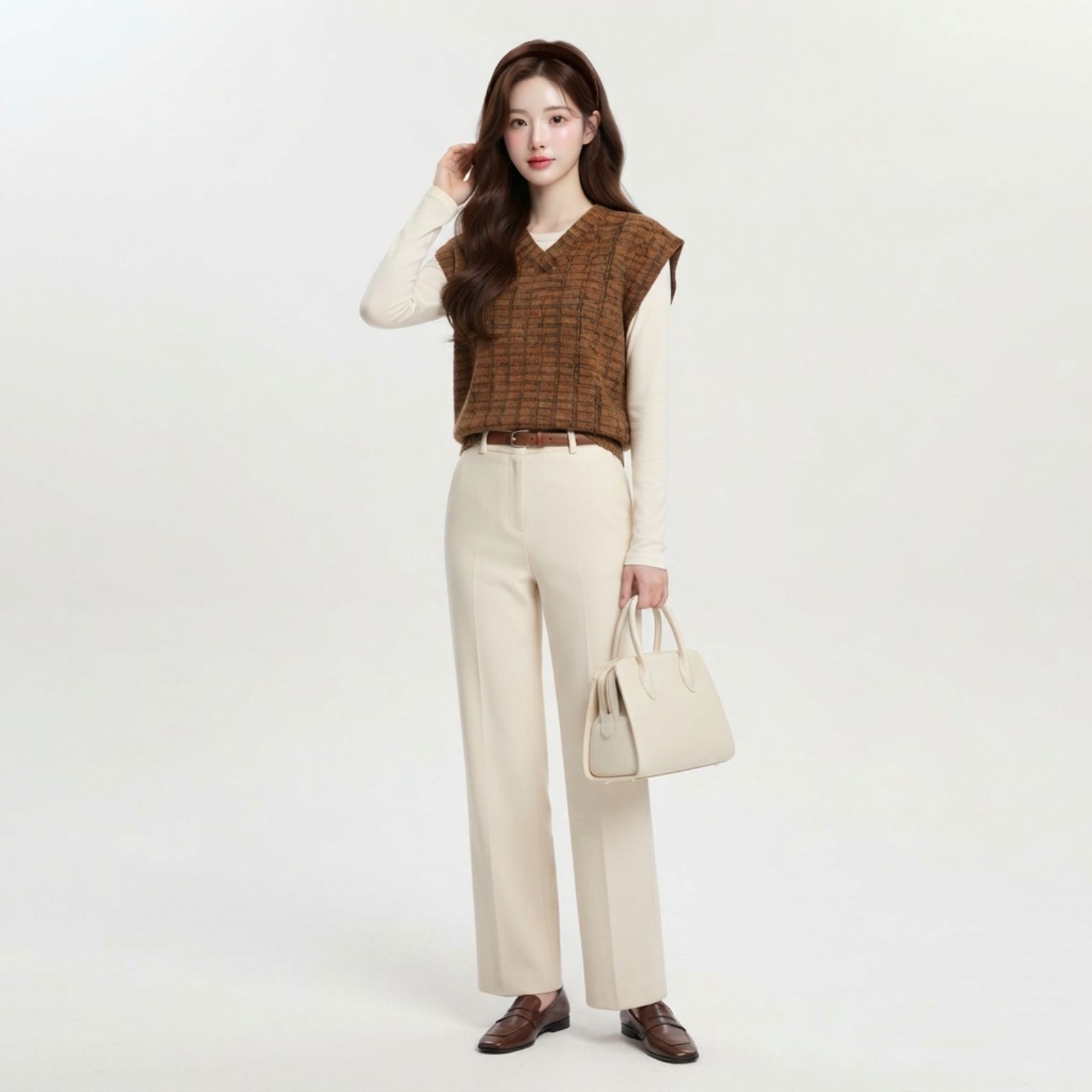 NARA VEST TARTAN sampul