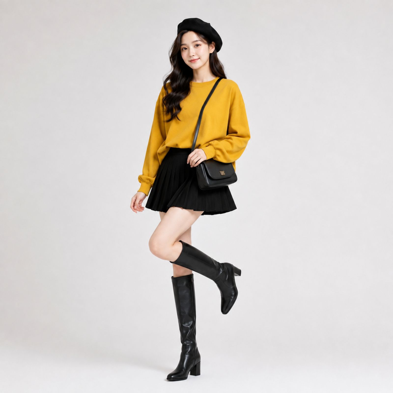 AUREL BLOUSE KNIT PREMIUM By YOUNIQ sampul