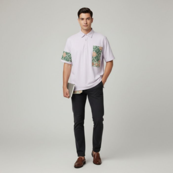 Alter Batik Shirt - Premium Men's Short-Sleeved Cotton x Batik