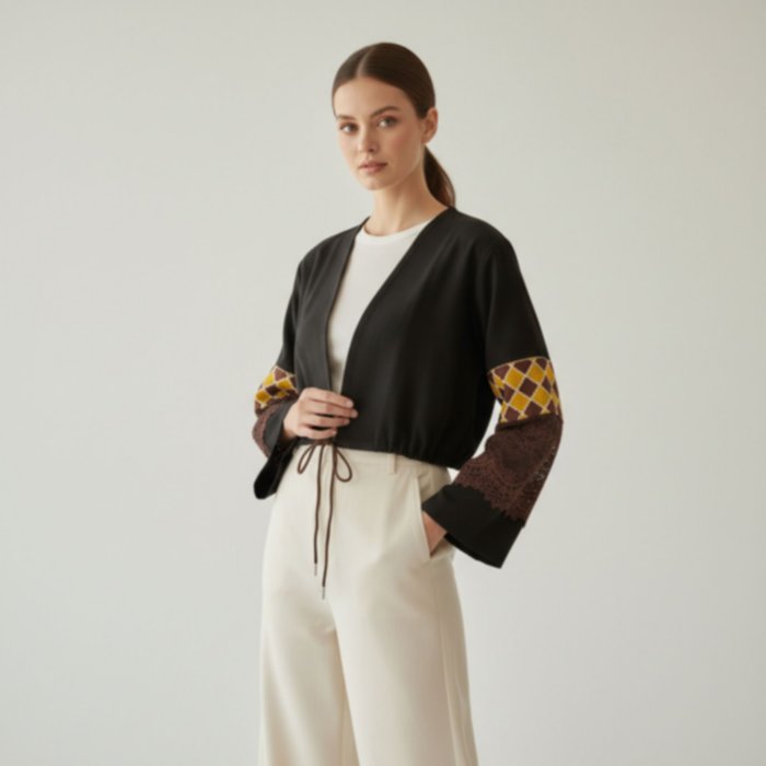 Orli Outer LongSleeve Batik Combination
