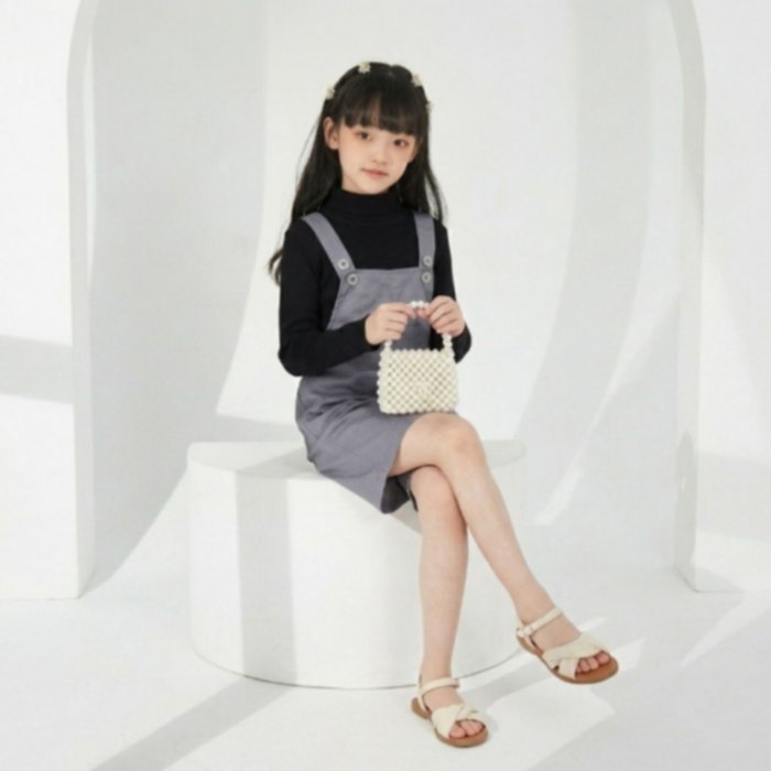 Overall Jumpsuit Anak Perempuan Bahan Drill | Baju Kodok Anak