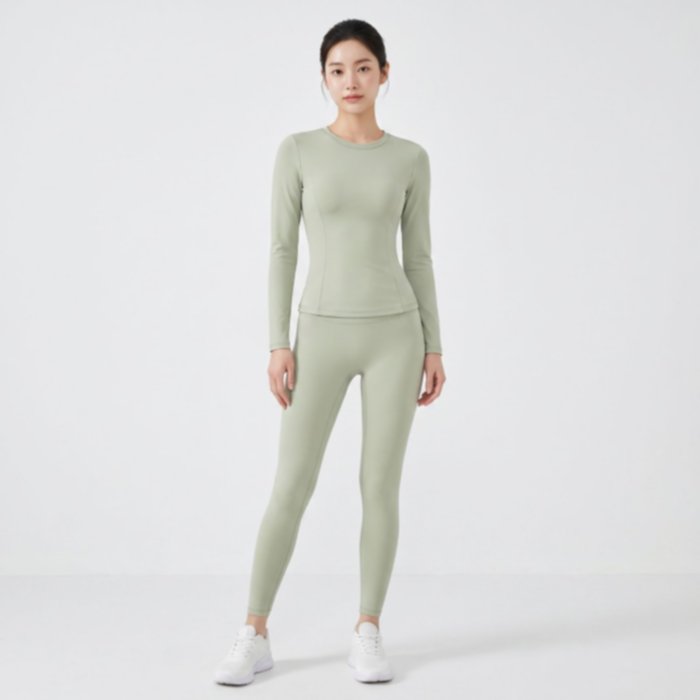 Baju Gym Wanita Korean Style Fit Body