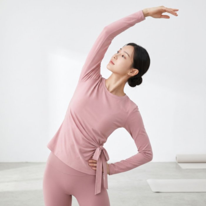 Atasan Wanita Olahraga Lengan Panjang Slim Fit Premium Stretch Korean Style | Blouse Sport Longsleeve by Knara